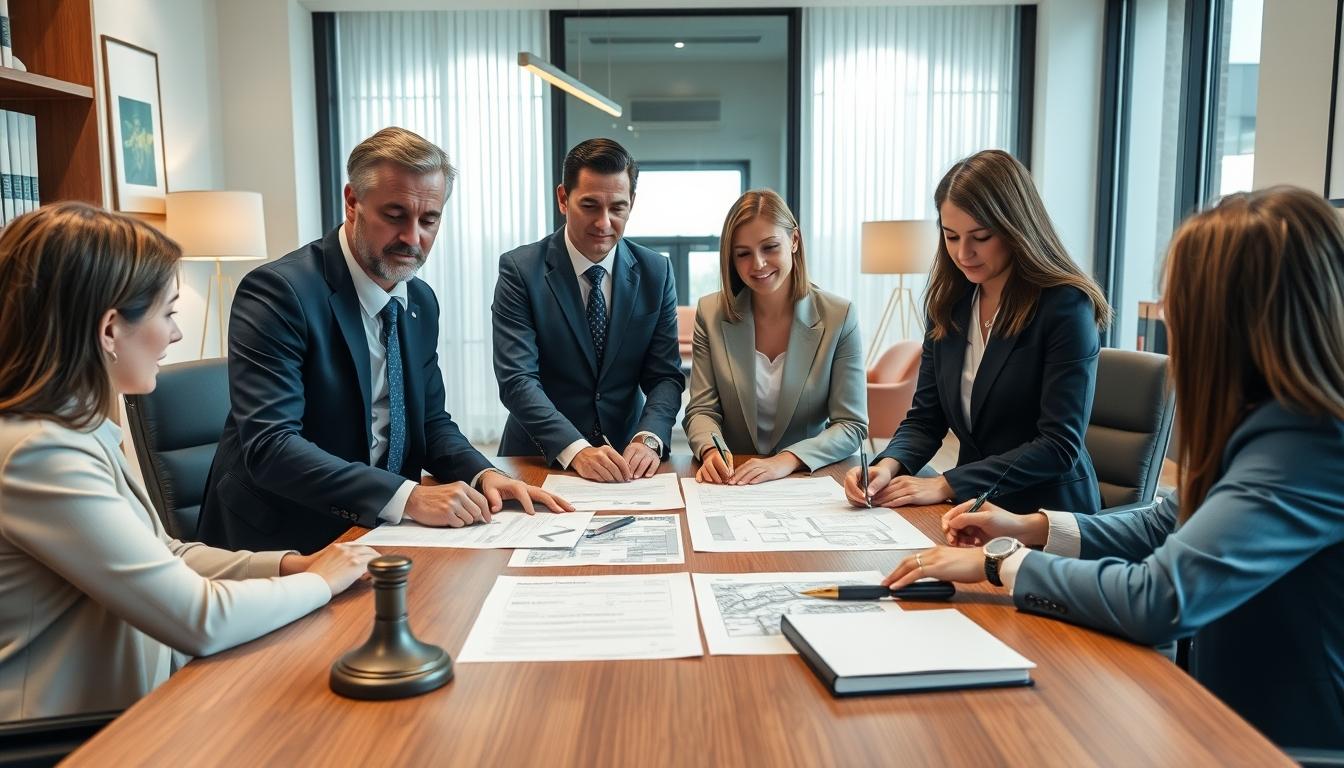 Business agreement signing